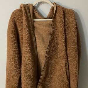 brown teddy jacket